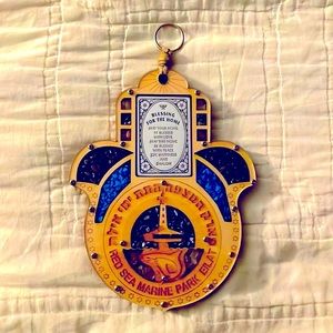Hamsa Israel Hand Wall Hanging Evil Eye Decor- is a  Blessing for your home!